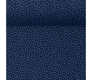 Baumwolle - Dotty dunkelblau